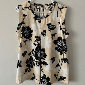 J. Crew flowered sleeveless top